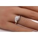 Brillantring Weissgold 585 14 Karat Diamanten 0.38ct