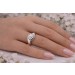 Brillantring Weissgold 585 14 Karat Diamanten 0.38ct