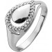 Brillantring Weissgold 375 9 Karat Diamanten 0.25ct 