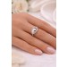 Brillantring Weissgold 375 9 Karat Diamanten 0.25ct 