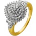 Brillantring Tropfen Gold 585 14 Karat Diamanten 1.50ct 
