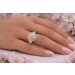 Brillantring Tropfen Gold 585 14 Karat Diamanten 1.50ct 