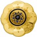 Brosche Anhänger Gold 585 14 Karat Emaiile Antikschmuck 