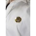 Brosche Anhänger Gold 585 14 Karat Emaiile Antikschmuck 