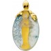 Citrin Maria Magdalena Anhänger Gold 585 14K Brillant Perlmutt 