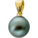 Tahiti Perlenanhänger Gold 585 14 Karat Tahiti Perle 11mm 