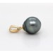 Tahiti Perlenanhänger Gold 585 14 Karat Tahiti Perle 11mm 