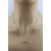 Herz Diamant Anhänger Weißgold 375 9 Karat Brillanten 0.20ct 