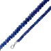 Tansanit Kette Silber 925 blau violette Edelsteine 8.8-4.8mm