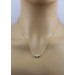 Brillantkette Collier Gold 585 14 Karat Brillanten 0.24ct
