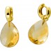 Citrin Ohrhänger Gold 585 14K honiggelbe Edelsteine 20ct 