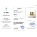 Citrin Ohrhänger Gold 585 14K honiggelbe Edelsteine 20ct 