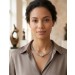 Perlen Collier Halsreif Weissgold 585 14 Karat Akoya Designer Brillanten