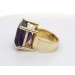 Amethystring Gold 585 14 Karat violett lila Edelstein 28ct