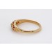 Brillantring Rosegold 750 18K Diamanten 0.30ct Antikschmuck