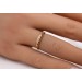 Brillantring Rosegold 750 18K Diamanten 0.30ct Antikschmuck