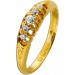 Brillantring Rosegold 750 18K Diamanten 0.30ct Antikschmuck