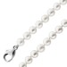Perlenkette 40cm Akoyaperlen 6.9-6.5mm Silber 925