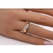 Brillantring Gold 585 14 Karat Brillanten 0.06ct Weissgold Rosegold