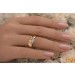 Brillantring Gold 585 14 Karat Brillanten 0.06ct Weissgold Rosegold