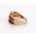 Rubin Ring Gold 585 14 Karat rot pinke Edelsteine 2.6ct