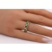 Smaragd Ring Gold 585 14 Karat grüne Edelsteine 1.75ct