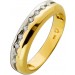 Memoire Diamant Ring Gold 585 14 Karat Brillanten 0.27ct