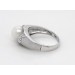 Perlen Ring Weissgold 585 14K  Akoyaperle Diamanten 0.02ct 