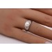 Perlen Ring Weissgold 585 14K  Akoyaperle Diamanten 0.02ct 