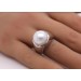Perlen Ring Platin 950 Südsee Perle 13mm