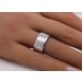Brillantring Platin 950 Diamanten 0.30ct eismatt 