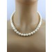 Perlenkette Edison Perlen 9.9-9.4mm Gold 750 Brillanten