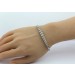 Brillant Armband Weißgold 750 18K Brillanten 1.4ct Lupenrein Antik