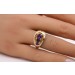 Amethyst Ring Gold 585 14K violette Edelsteine 1.4ct Antikschmuck