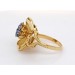Saphir Ring Gold 750 18 Karat blaue Edelsteine 0.60ct Antikschmuck