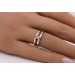 Solitärring Gold 585 14 Karat Brillant Diamant 0.12ct 