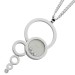 Chopard Happy Diamonds Kette Anhaenger Weißgold 750 18K Brillanten 0.37
