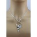 Chopard Happy Diamonds Kette Anhaenger Weißgold 750 18K Brillanten 0.37