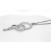 Chopard Happy Diamonds Kette Anhaenger Weißgold 750 18K Brillanten 0.37