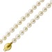 Perlenkette 57cm  Akoyaperlen 7.5-7.1mm Gold 585 14K