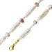 Perlenkette 48cm japanische Biwaperlen Gold 585 14 Karat