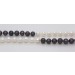 Perlenkette 160cm Süßwasserperlen 6.5-5.9mm Ying Yang 