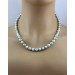 Perlenkette 45cm Akoyaperlen 8.5-8mm Weißgold 750 18K