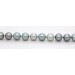 Perlenkette 45cm Akoyaperlen 8.5-8mm Weißgold 750 18K