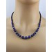 Lapislazuli Kette Gold 585 14 Karat blaue Edelsteine