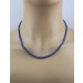Lapislazuli Edelsteinkette Gold 750 18K azurblaue Edelsteine 