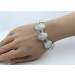 Mondstein Armband Silber 925 Regenbogen Edelsteine 85ct