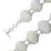 Mondstein Armband Silber 925 Regenbogen Edelsteine 85ct