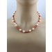 Korallenkette 45cm Gold 333 8K  Angel Skin Sardischen Korallen Antikschmuck