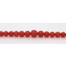 Korallenkette 53cm Gelbgold 333 8K rote Sardische Korallen Antikschmuck